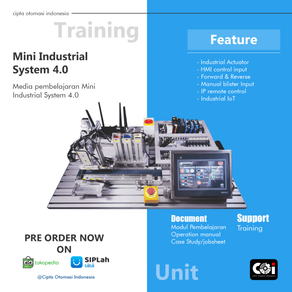 Mini Industrial System 4.0 with AR